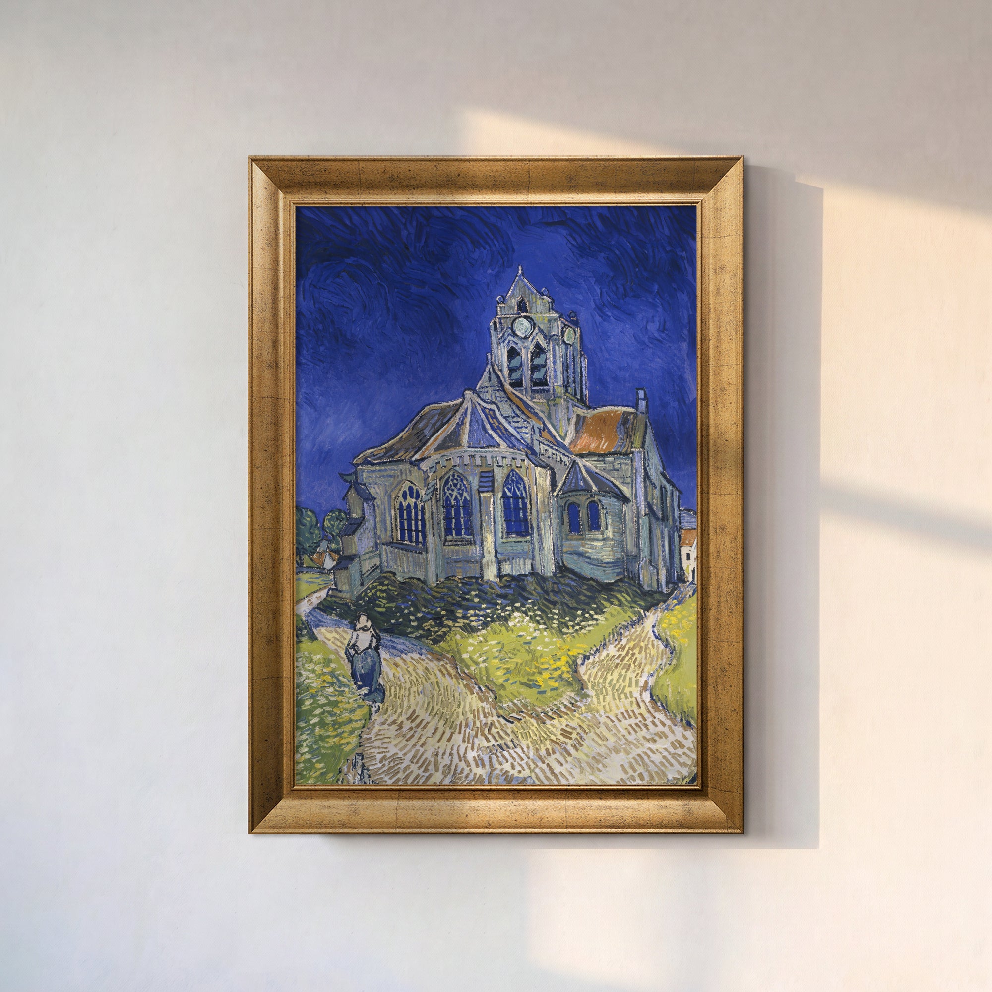 The Church at Auvers by Vincent van Gogh (1890) | Framed Wall Art Print