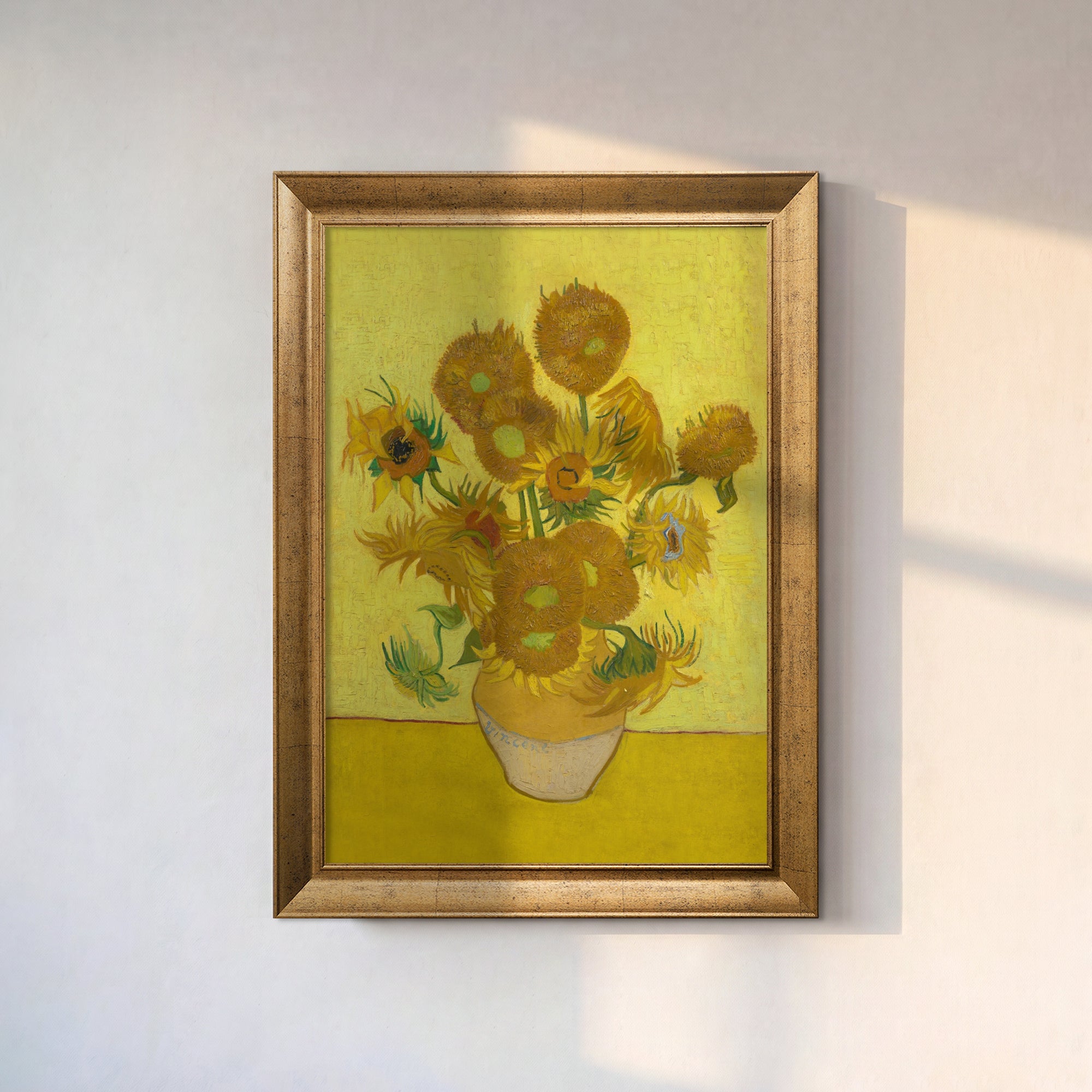 Sunflowers by Vincent van Gogh (1888) | Framed Wall Art Print