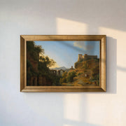 The Gulf Of Naples Framed Canvas Print