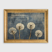 Surah Al-Hadid 57:2 Dandelion Islamic Framed Canvas Print