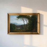 Italianate Landscape Framed Canvas Print