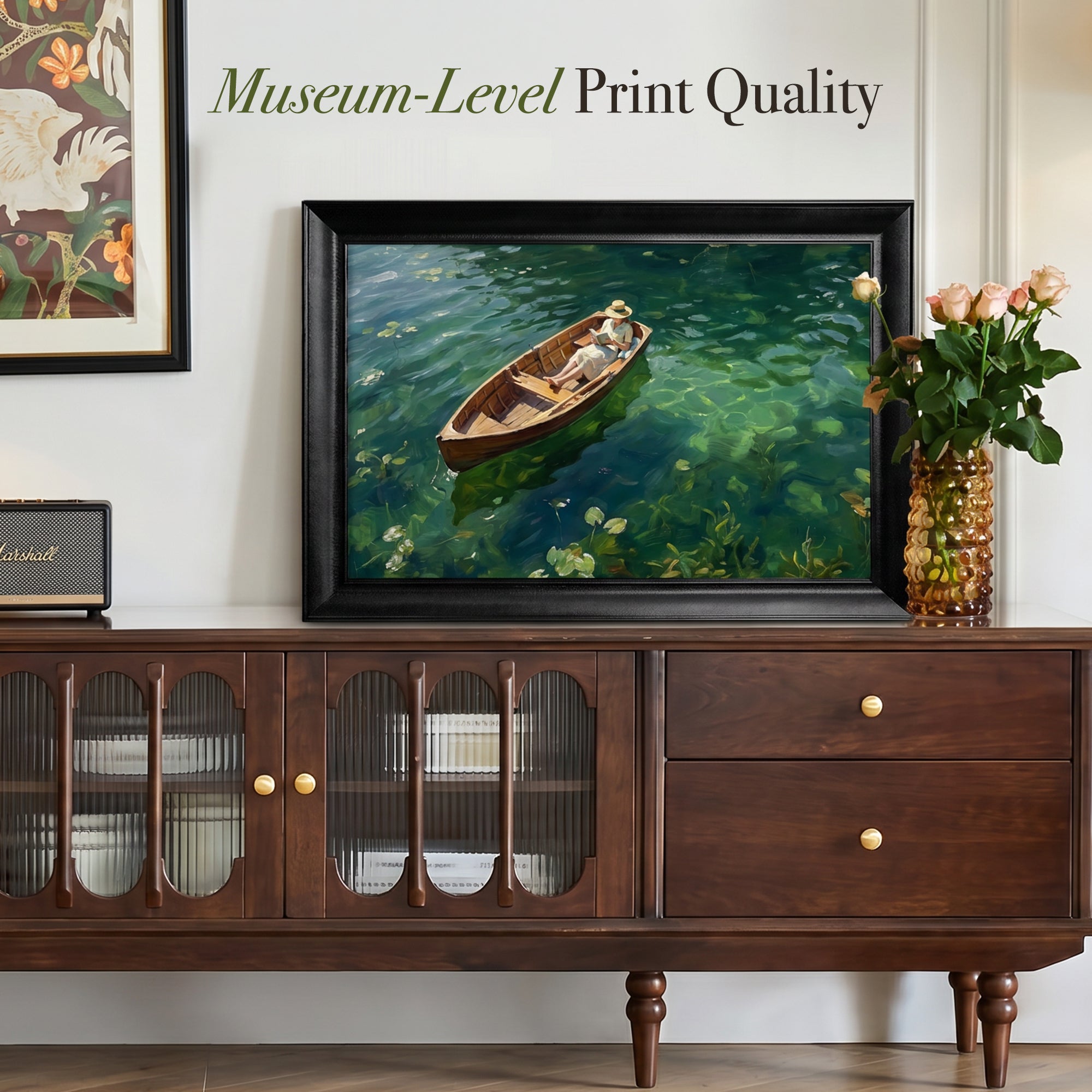 Enjoying a Boat on the Lake Painting
