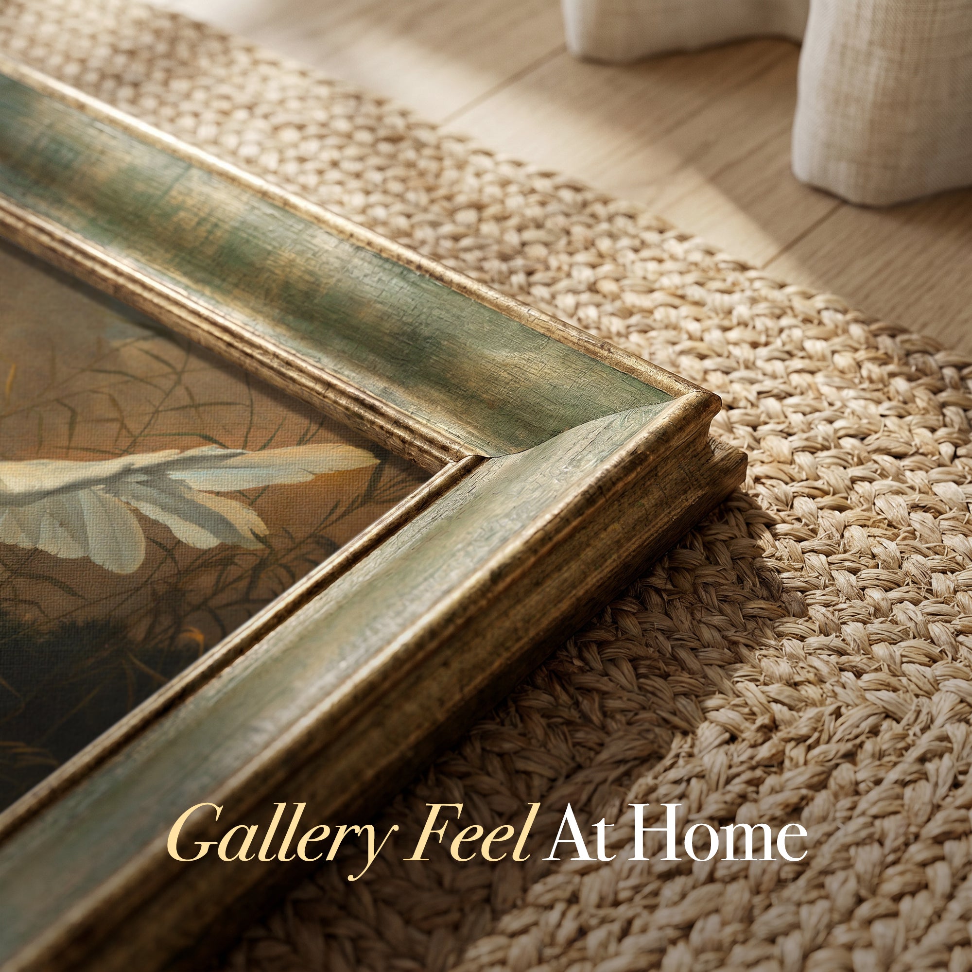 The Threatened Swan Framed Canvas Print