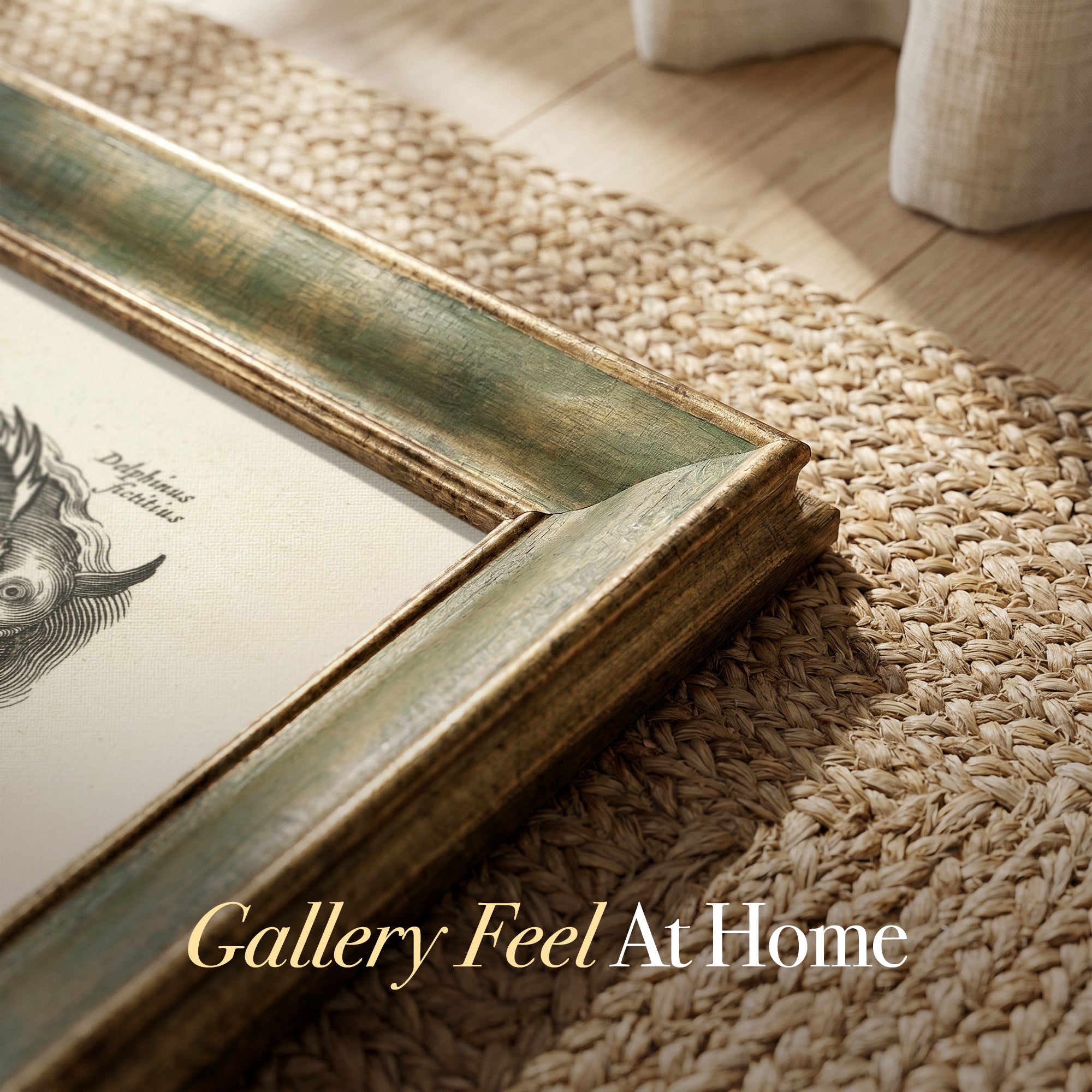 Fantastic Sea Creatures and Seahorse Print | Vintage Mythological Marine Art | Renaissance Illustration
