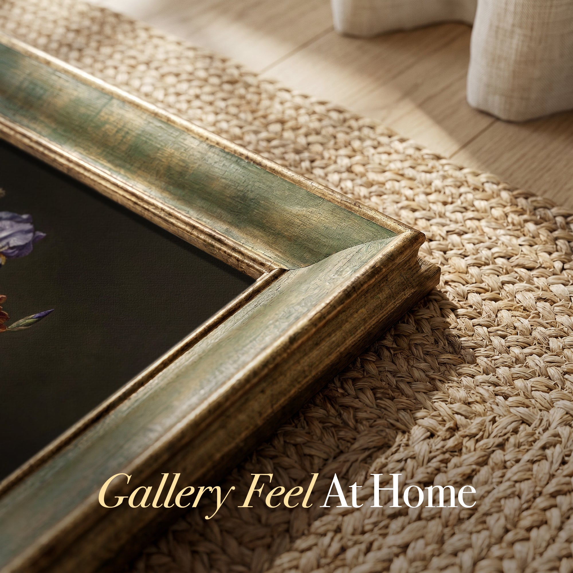 Classic Floral Still Life Framed Canvas Print
