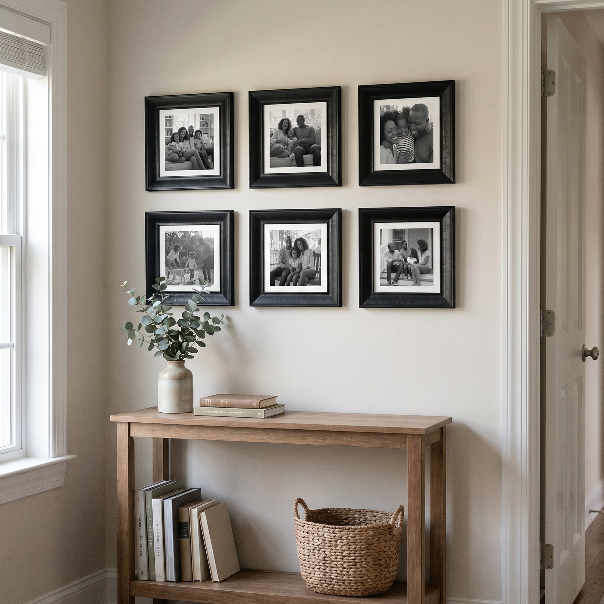 Personalized Black-Framed Photo Collage Set – Beautiful Memories Corner