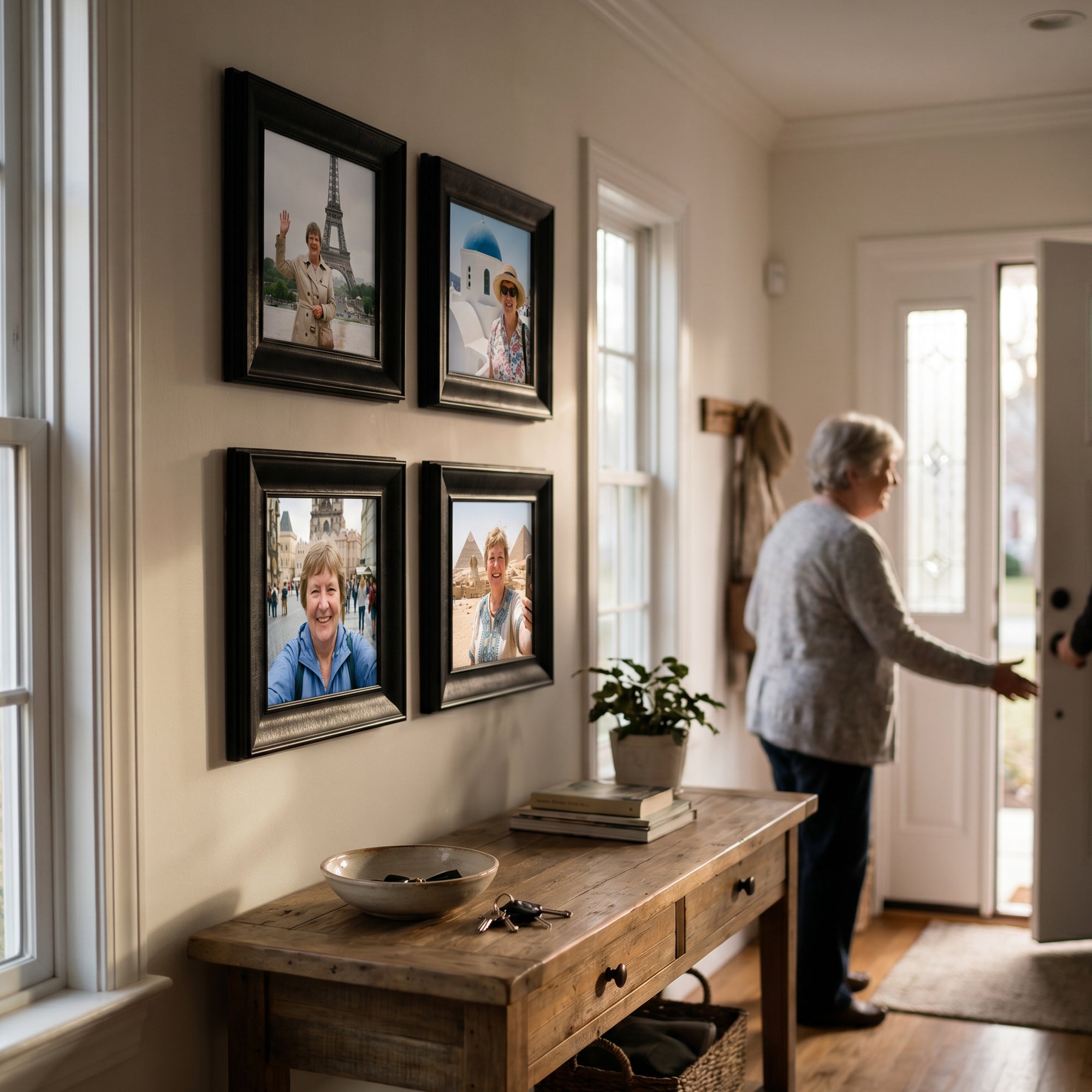 Personalized Black-Framed Photo Collage Set – Beautiful Memories Corner