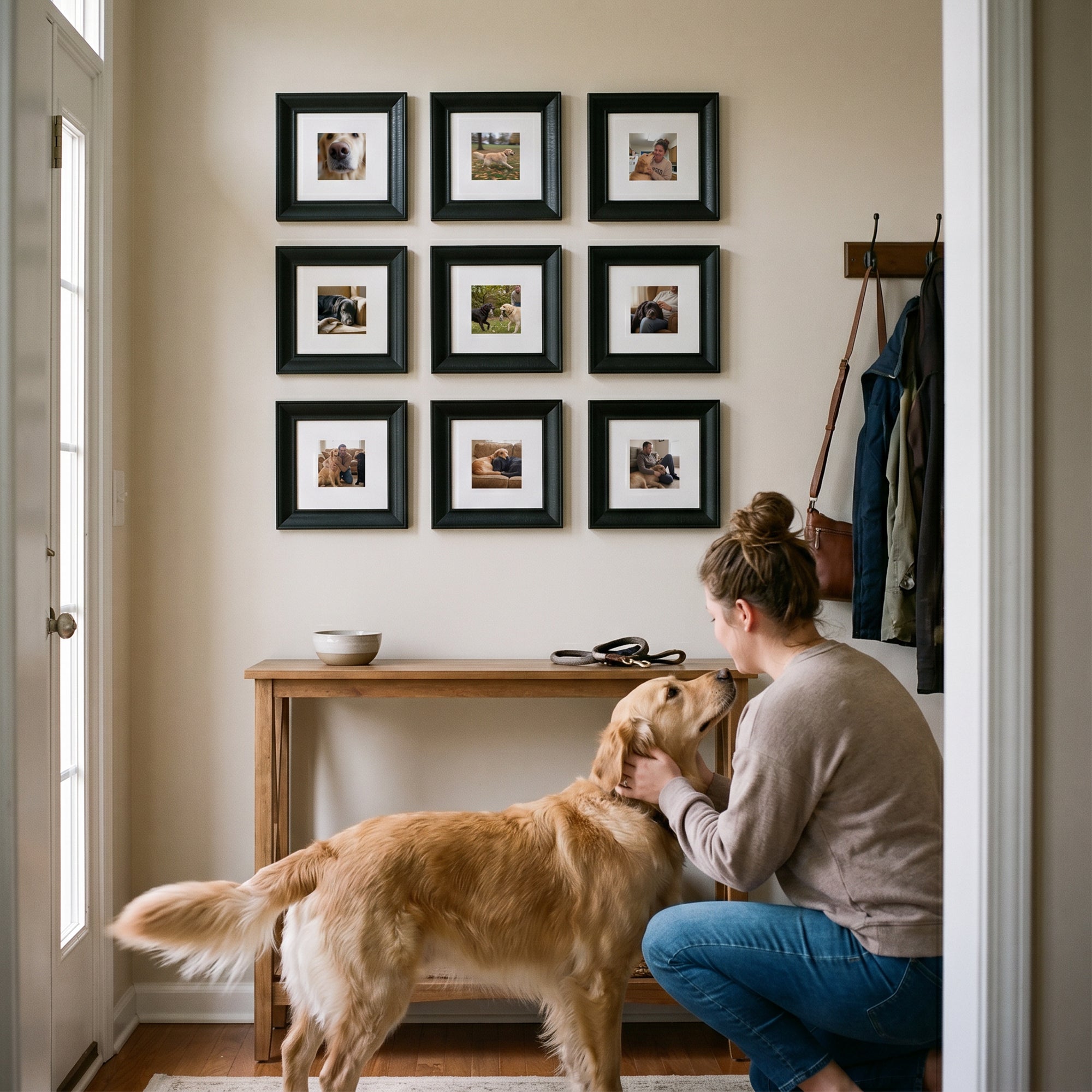 Personalized Black-Framed Photo Collage Set – Beautiful Memories Corner