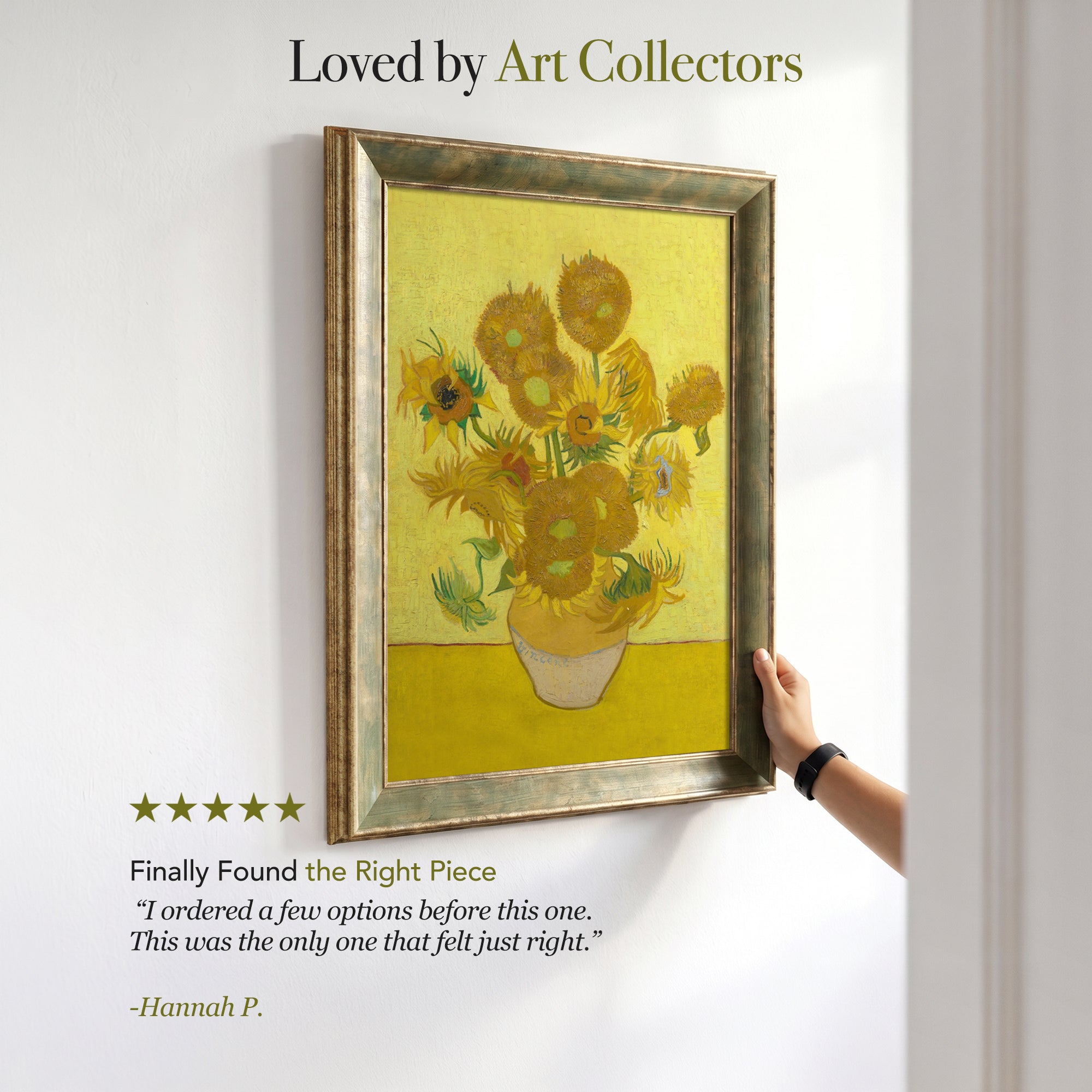 Sunflowers by Vincent van Gogh (1888) | Framed Wall Art Print