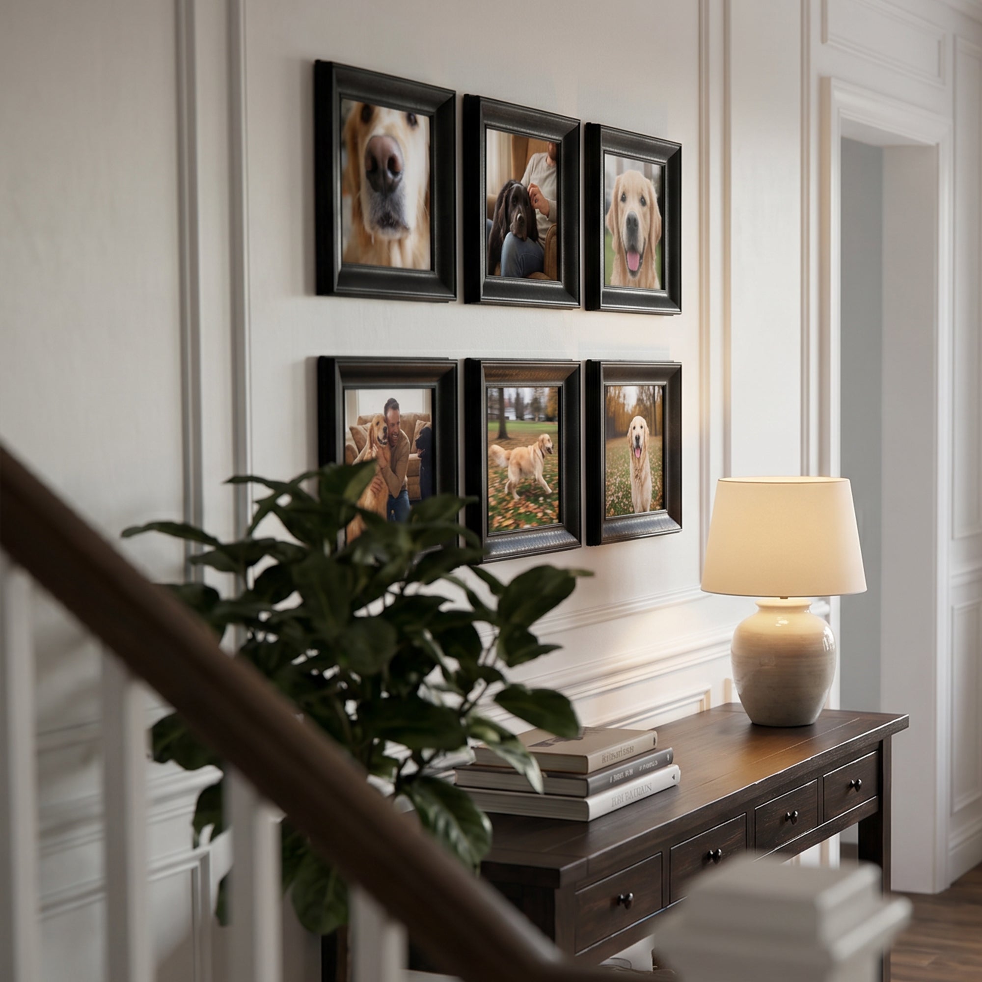 Personalized Black-Framed Photo Collage Set – Beautiful Memories Corner