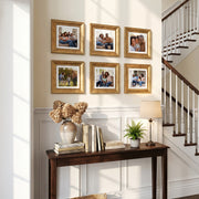 Personalized Gold-Framed Photo Collage Set – Beautiful Memories Corner