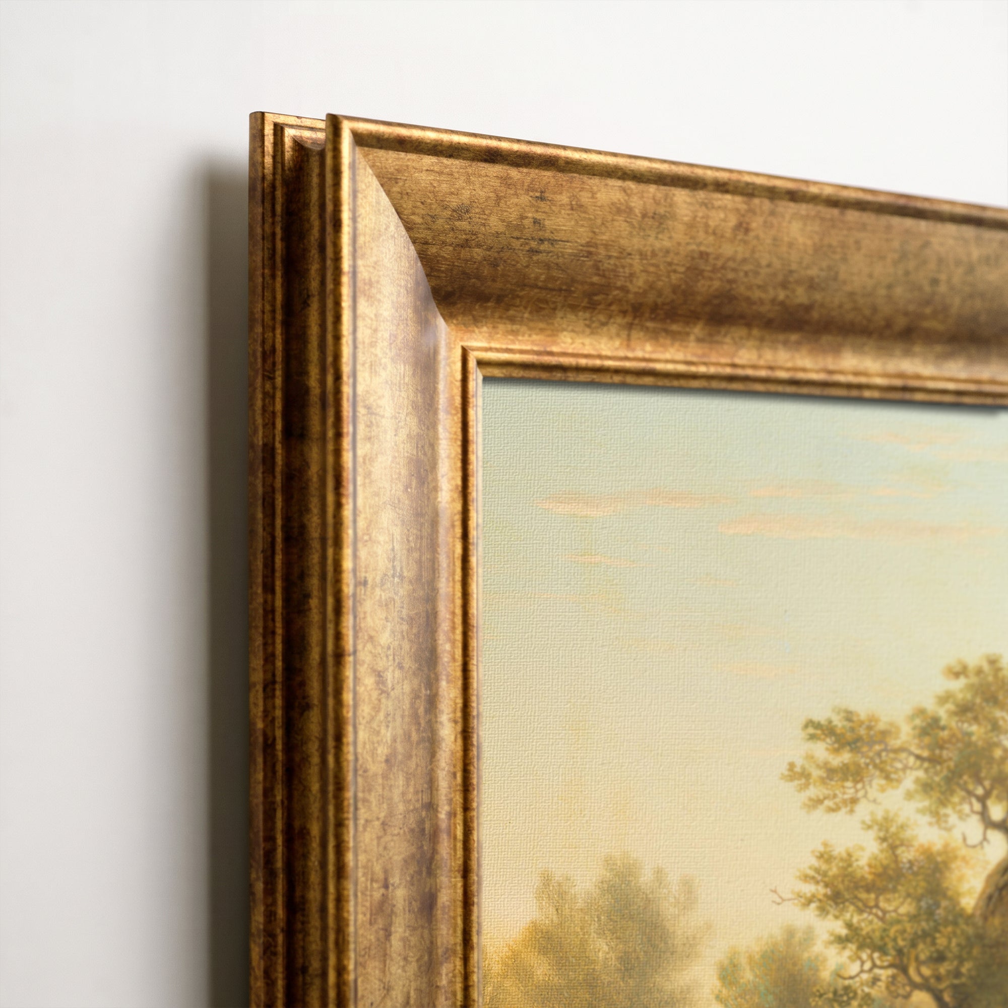 Meadow Landscape with Animals (1800–1815) | Jacob van Strij Pastoral Countryside Wall Art