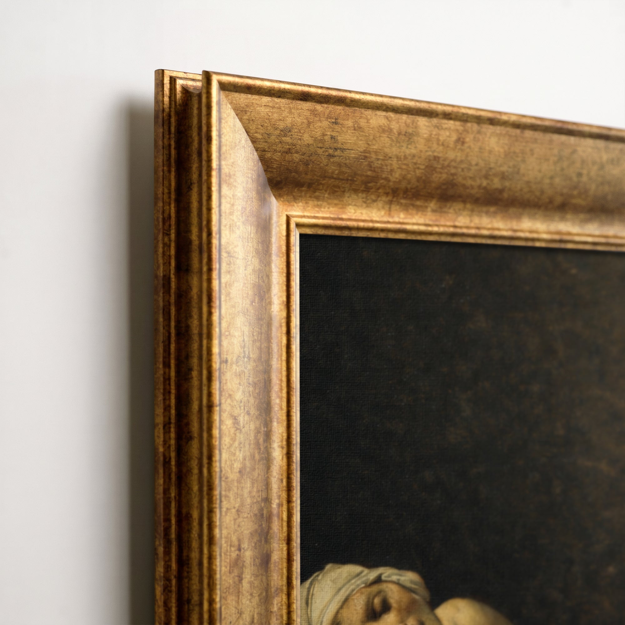 "DEADLINE" The Death of Marat Framed Canvas Print
