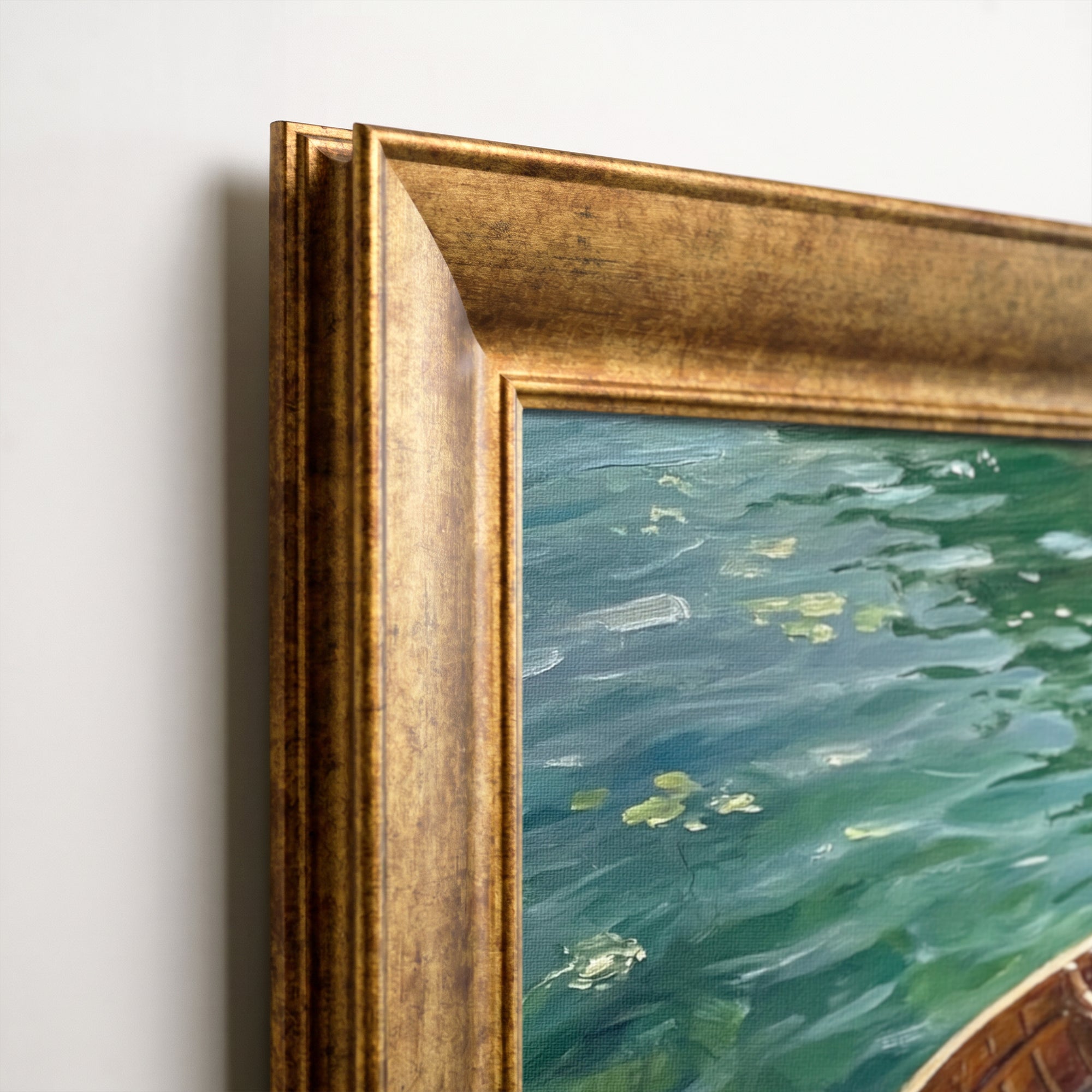Enjoying a Boat on the Lake Painting