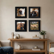 Personalized Black-Framed Photo Collage Set – Beautiful Memories Corner