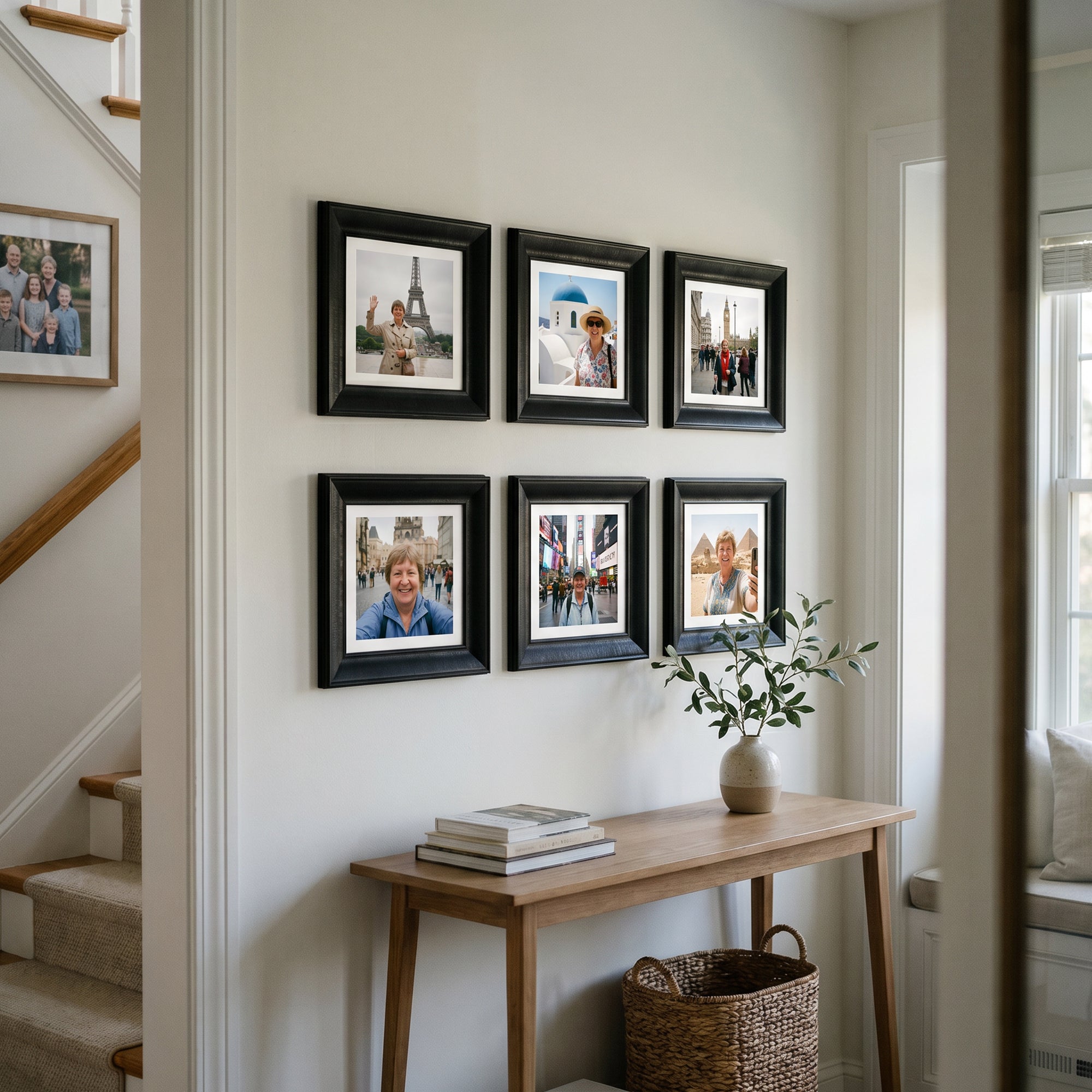 Personalized Black-Framed Photo Collage Set – Beautiful Memories Corner