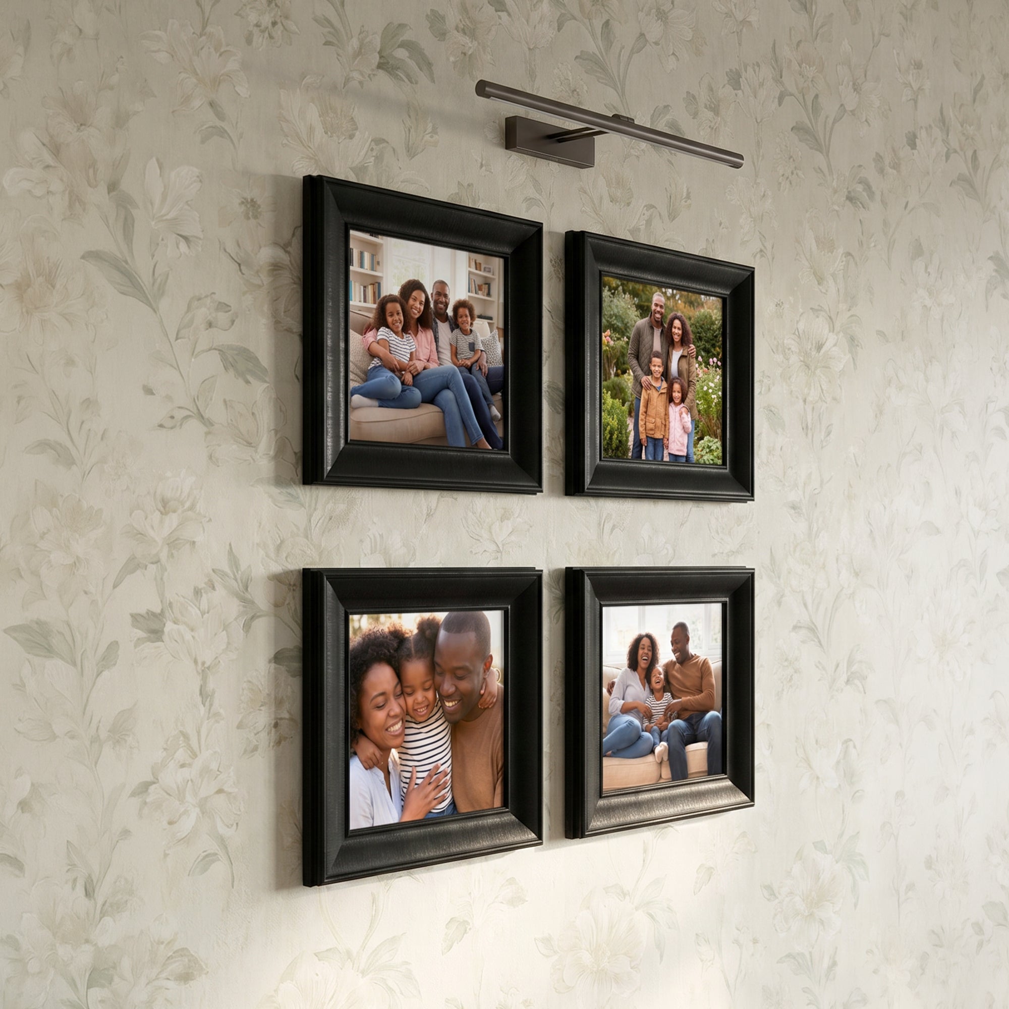 Personalized Black-Framed Photo Collage Set – Beautiful Memories Corner