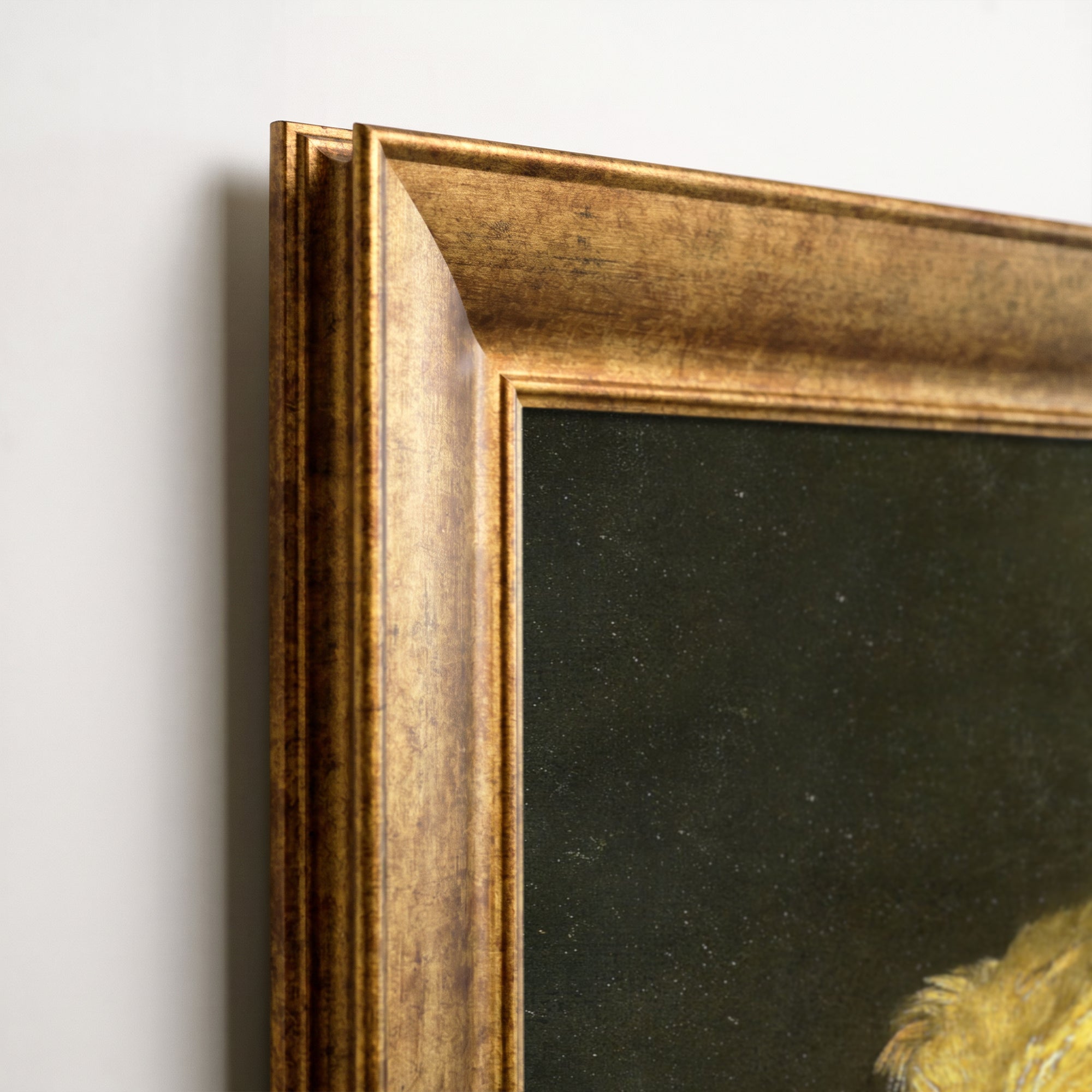 Head of a Dog Wall Art | Vintage Dog Portrait Print | Classic Animal Painting Reproduction