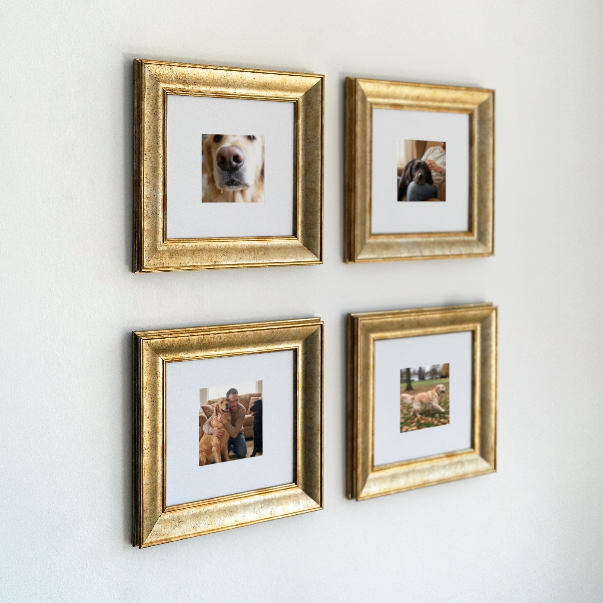 Personalized Champagne -Framed Photo Collage Set – Beautiful Memories Corner