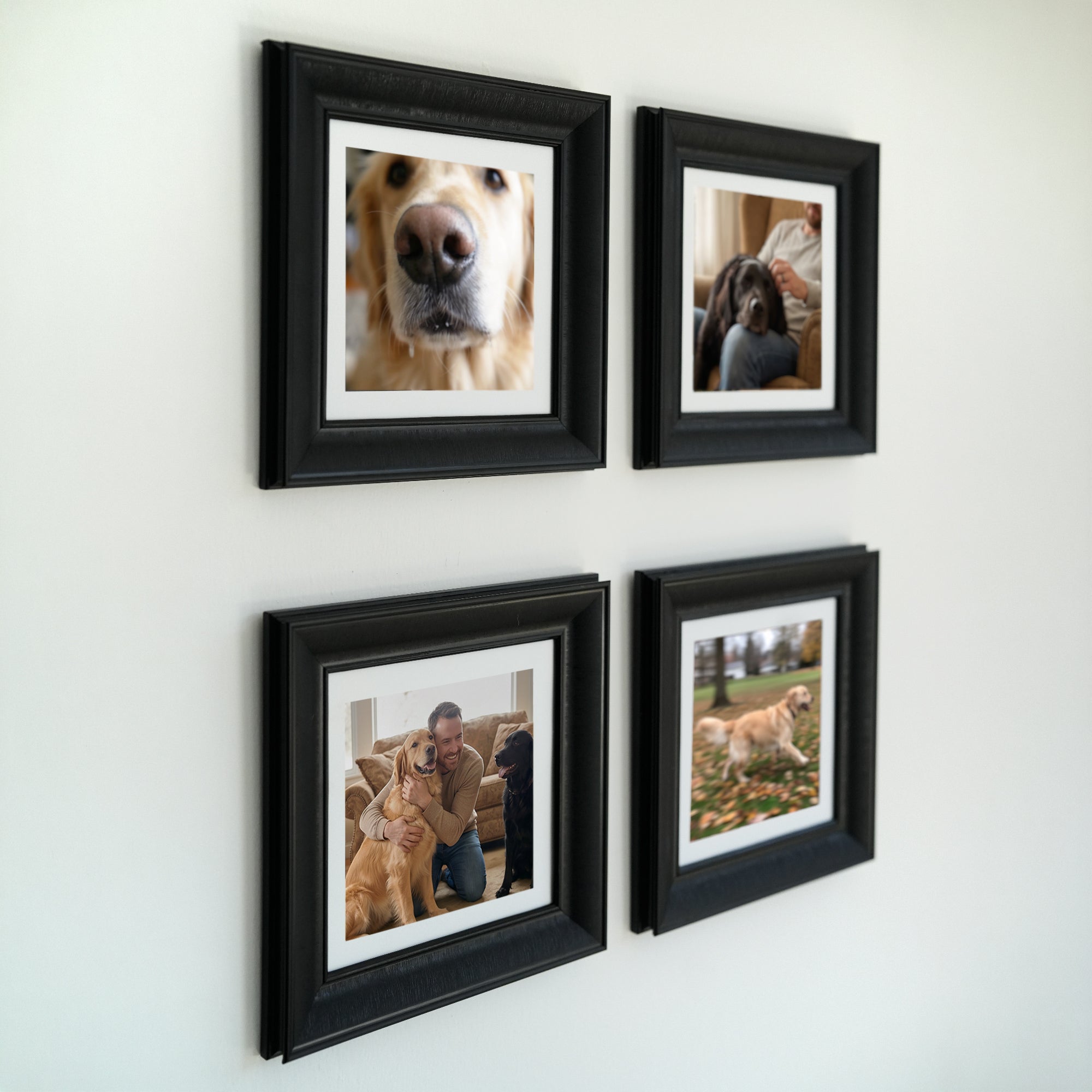Personalized Black-Framed Photo Collage Set – Beautiful Memories Corner
