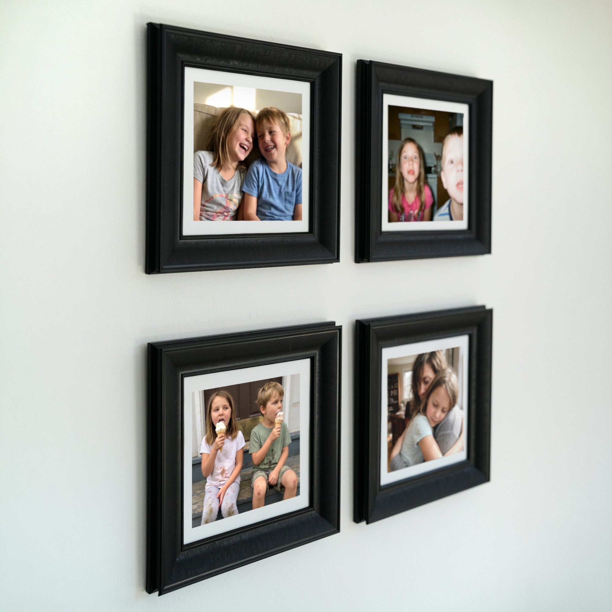 Personalized Black-Framed Photo Collage Set – Beautiful Memories Corner