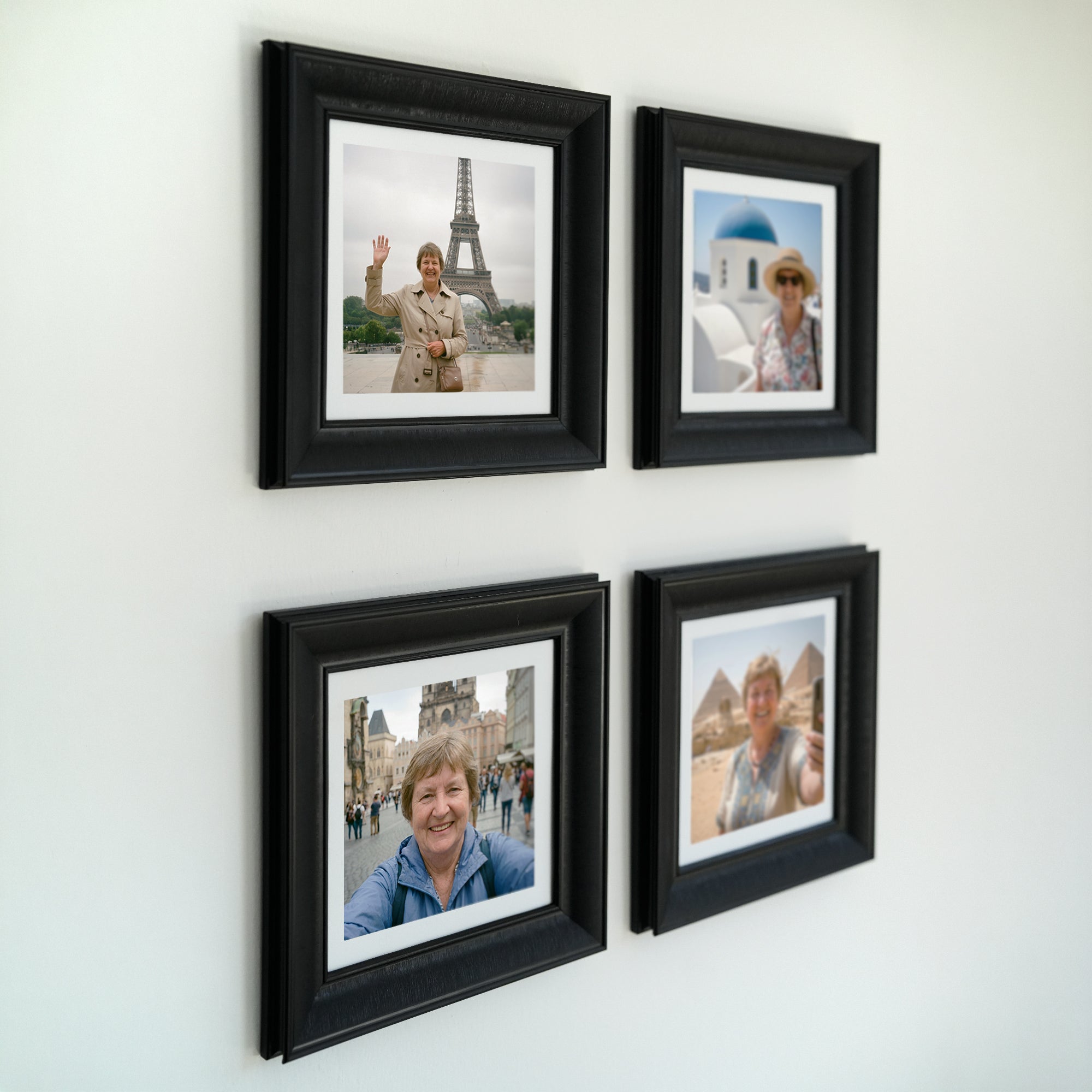 Personalized Black-Framed Photo Collage Set – Beautiful Memories Corner