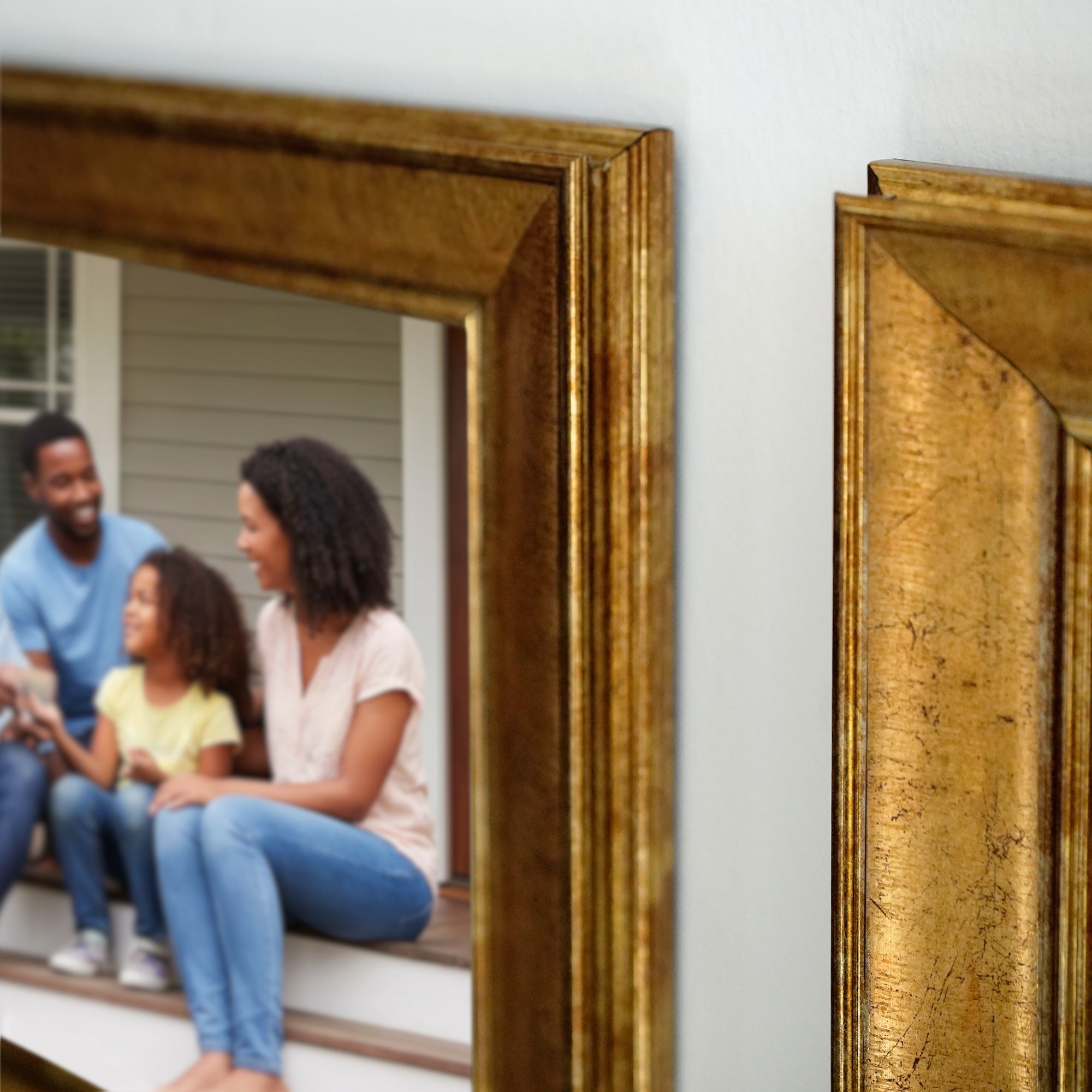 Personalized Gold-Framed Photo Collage Set – Beautiful Memories Corner