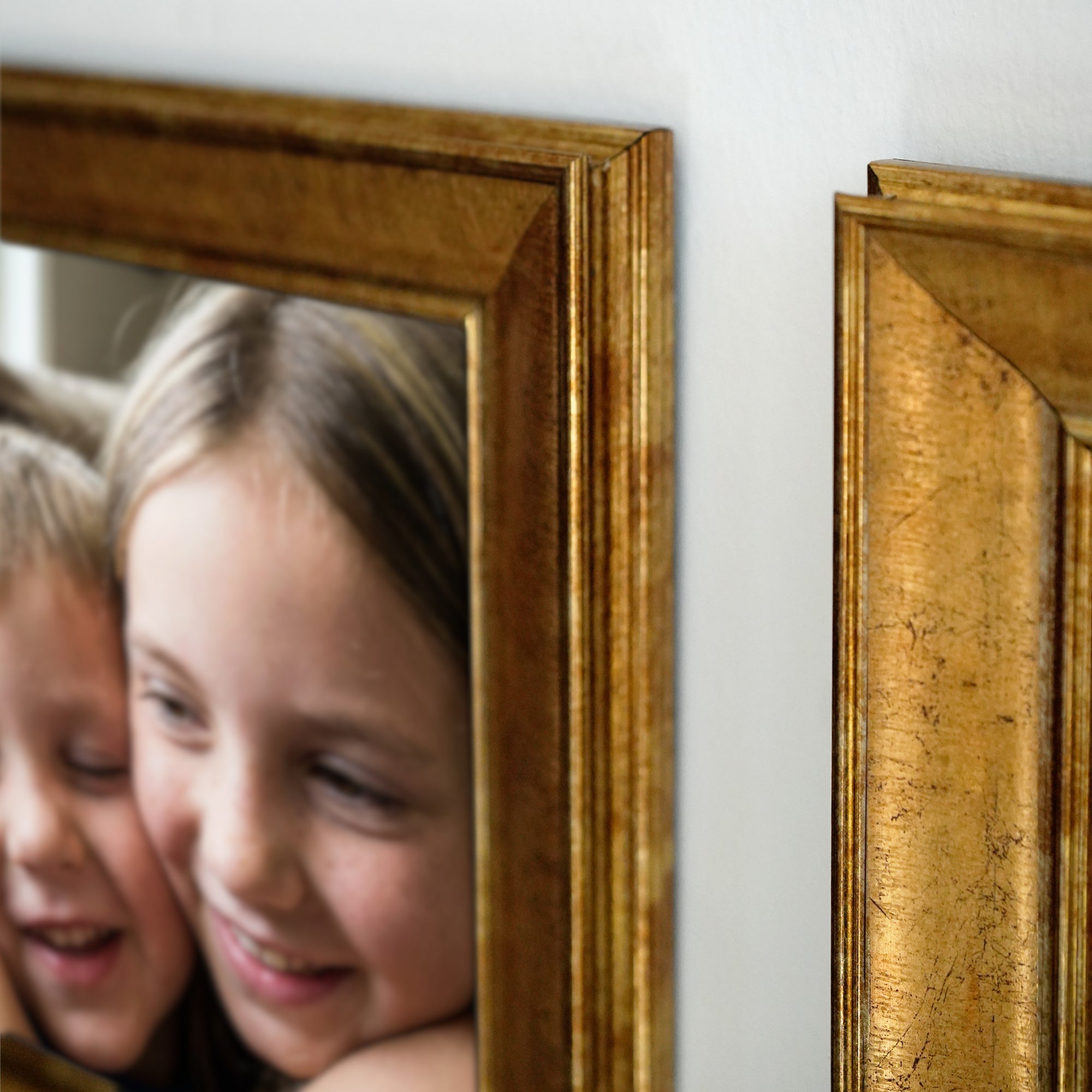 Personalized Gold-Framed Photo Collage Set – Beautiful Memories Corner