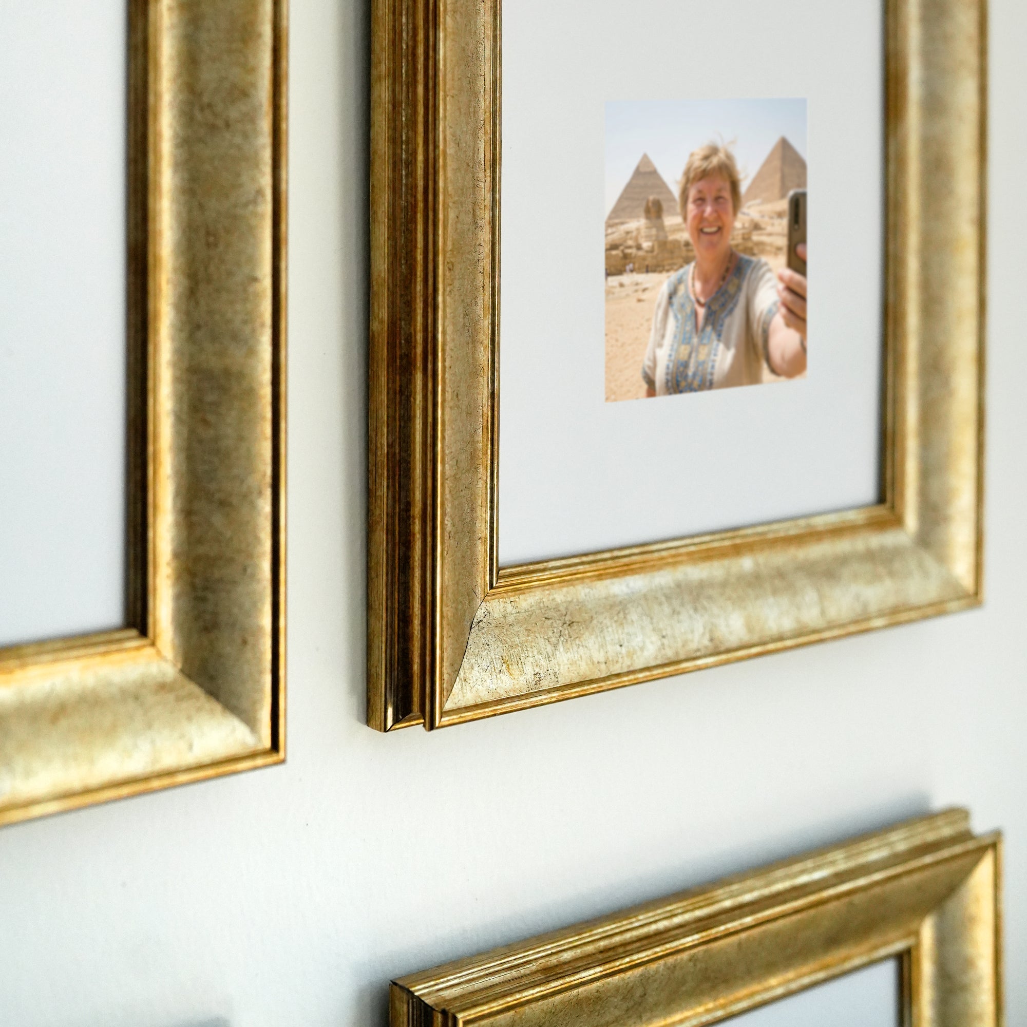 Personalized Champagne -Framed Photo Collage Set – Beautiful Memories Corner