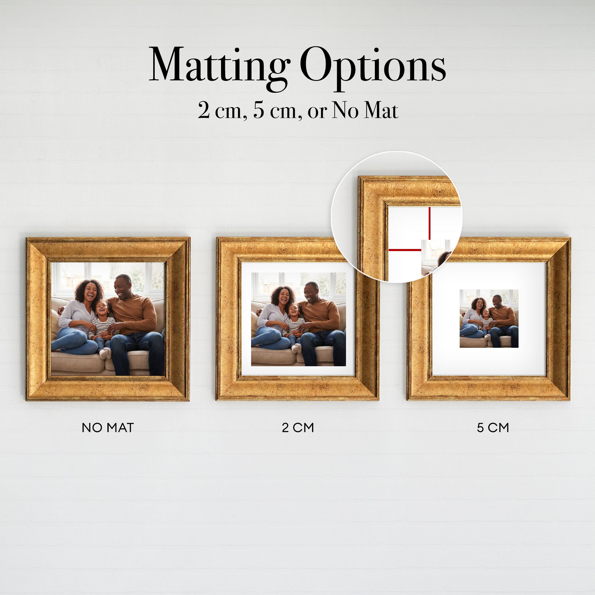 Personalized Gold-Framed Photo Collage Set – Beautiful Memories Corner