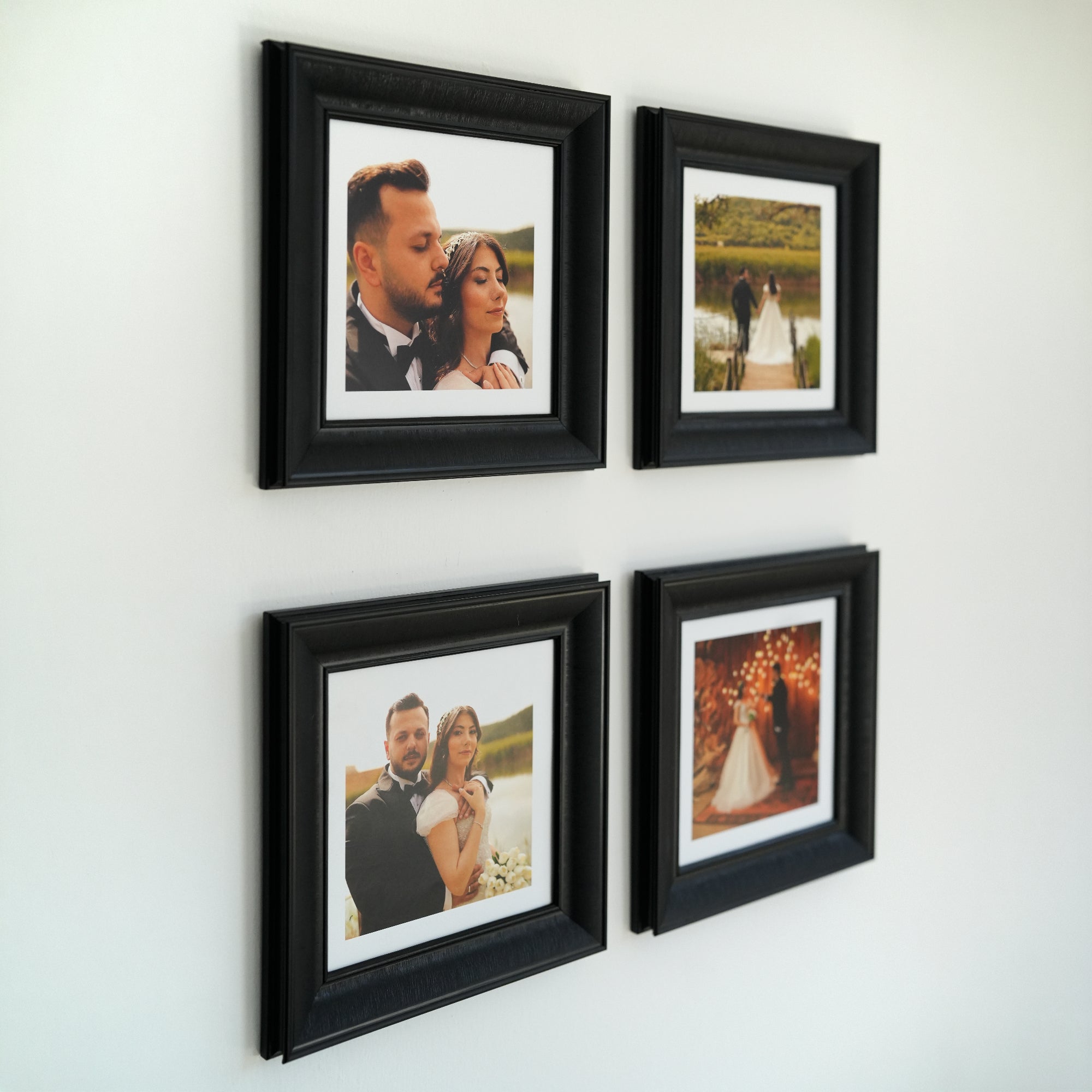 Personalized Black-Framed Photo Collage Set – Beautiful Memories Corner