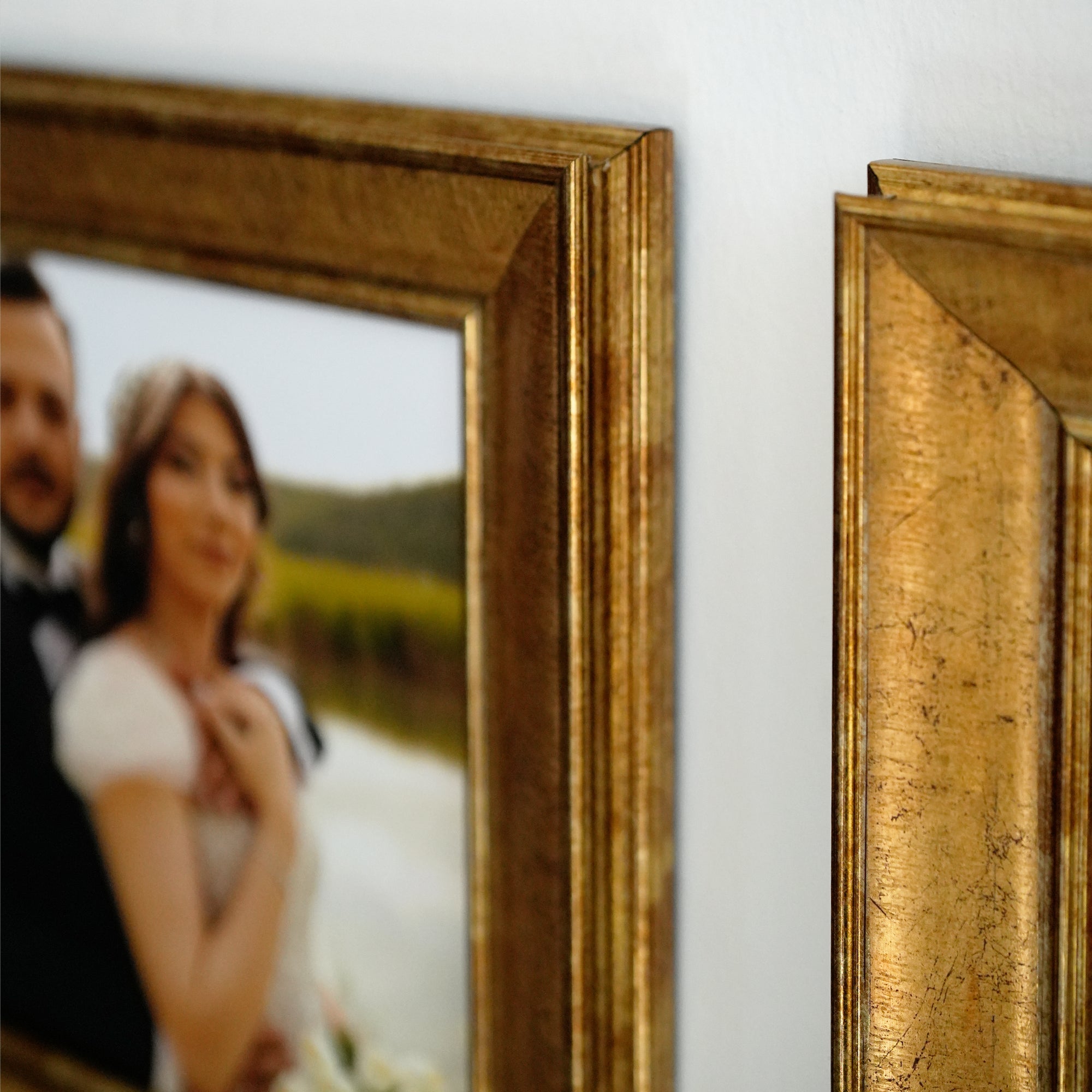 Personalized Gold-Framed Photo Collage Set – Beautiful Memories Corner