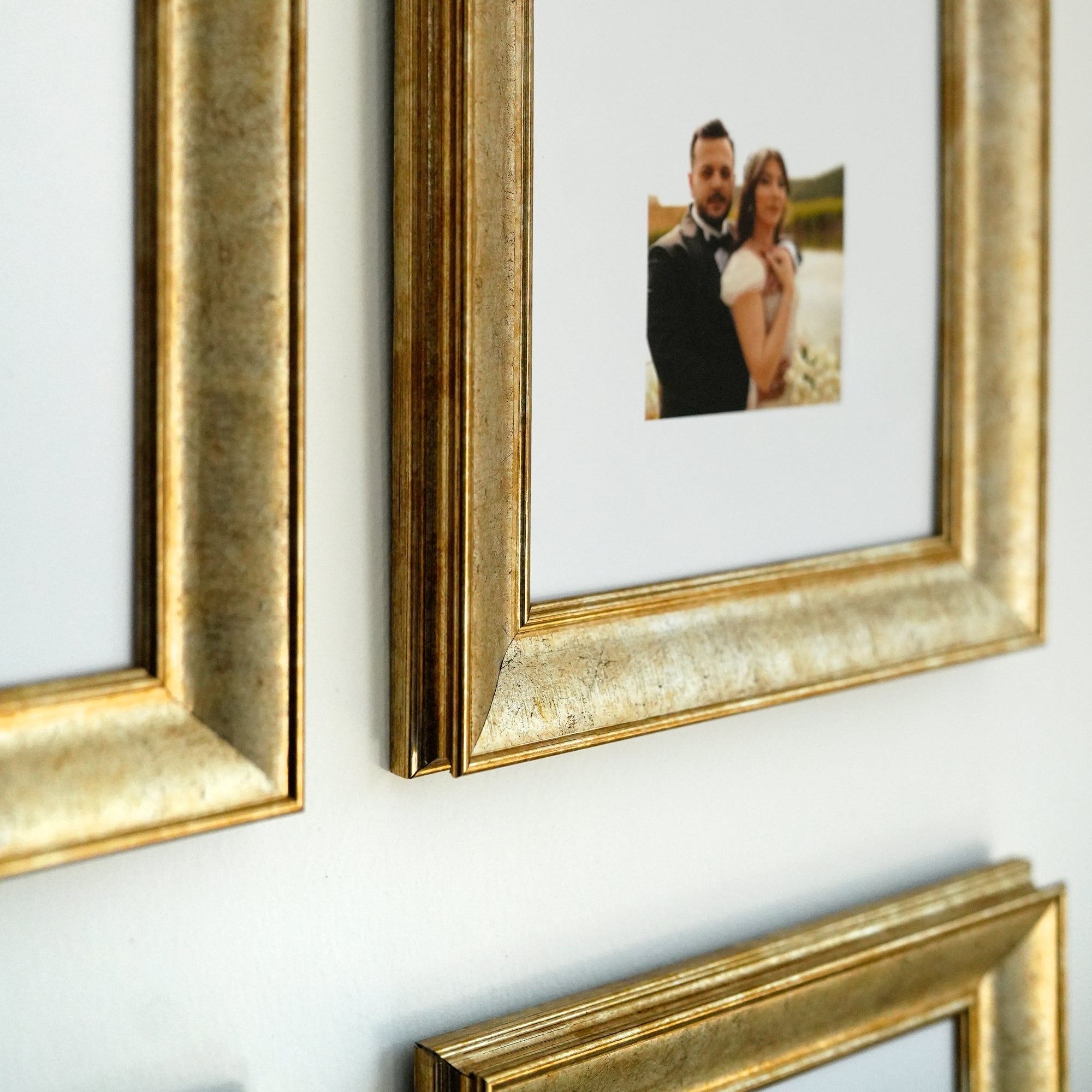 Personalized Champagne -Framed Photo Collage Set – Beautiful Memories Corner